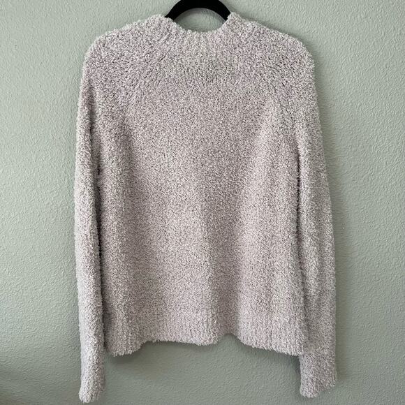 Hem & Thread Fluffy Knit V Neck Button Front New Womens Cozy Cardigan Sweater - Picture 3 of 6